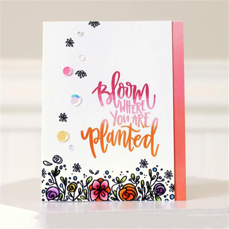 Naifumodo цветок фон штампы металла резки Новый 2019 для изготовление скрапбукинга