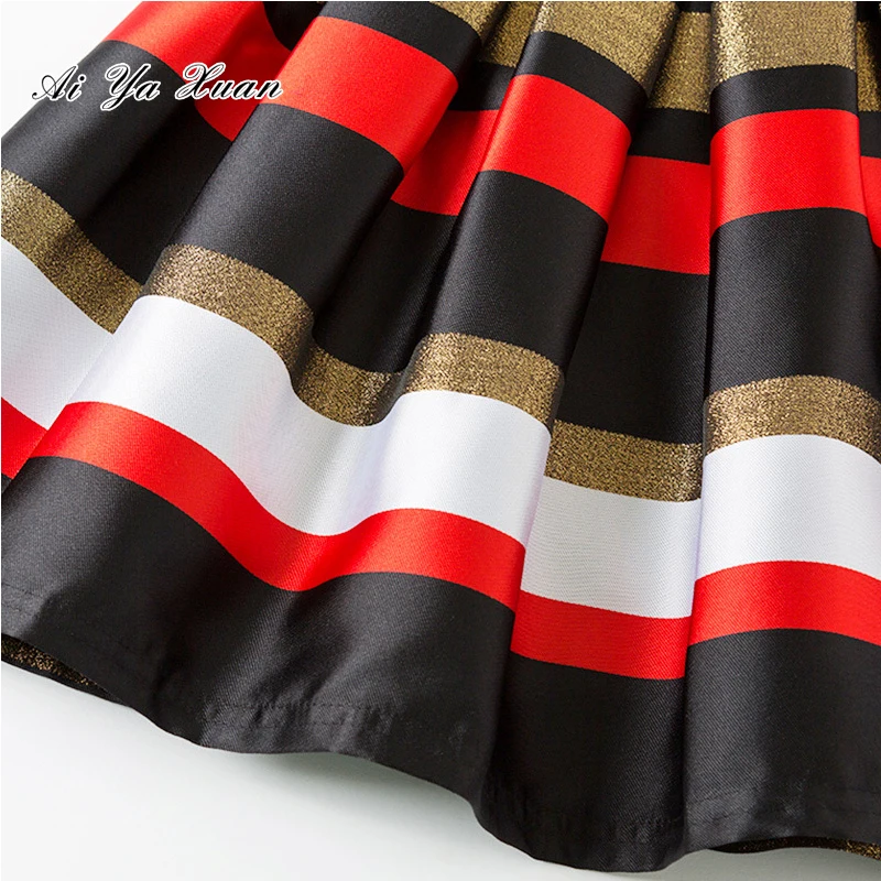 AiYaxuan Princess Classic stripes Aurora Girl Dress Kids Cosplay Halloween Costumes For Girls Tulle Party | Детская одежда и обувь
