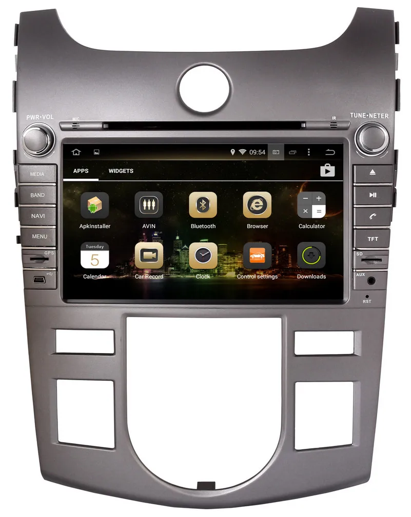 Android 8 0 автомобильный DVD плеер для Kia Cerato Forte 2008 2012 с GPS навигацией Радио BT USB WIFI