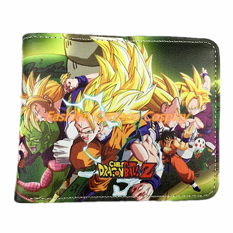 Японские комиксы Dragon Ball Z кошелек для молодых мужчин и женщин студентов аниме