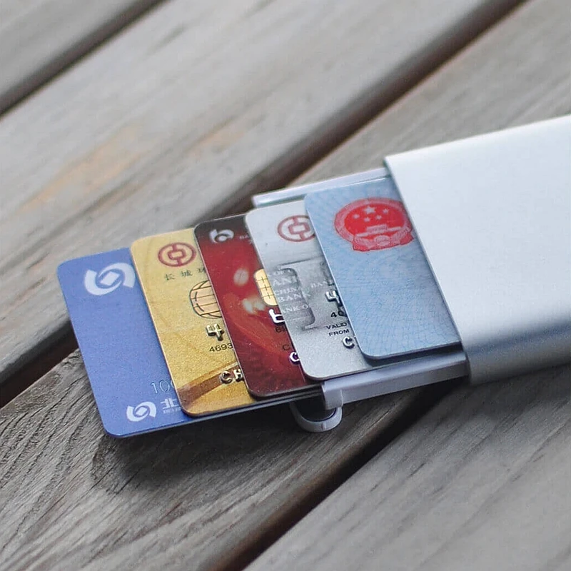 Xiaomi Youpin miiiw чехол для карт для мужчин и женщин, деловой металлический кошелек, держатель для карт, алюминиевый чехол для смарт-карт, может использоваться для банковских карт