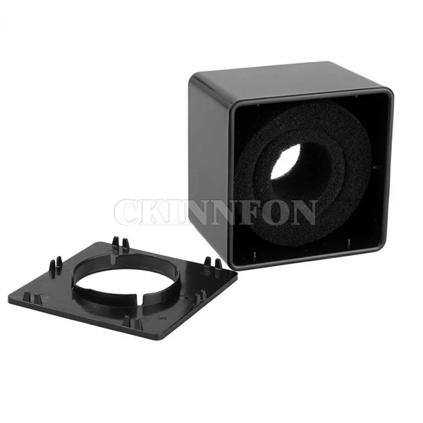 

100Pcs/Lot 40mm Hole TV crew interview Microphone Square Shaped Logo Flag Station ABS material