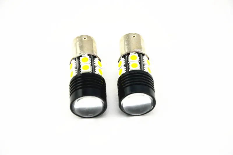 2X 1156 BA15S 12 SMD R5 5050 Светодиодный Светильник лампы обратный поворот светильник 10W