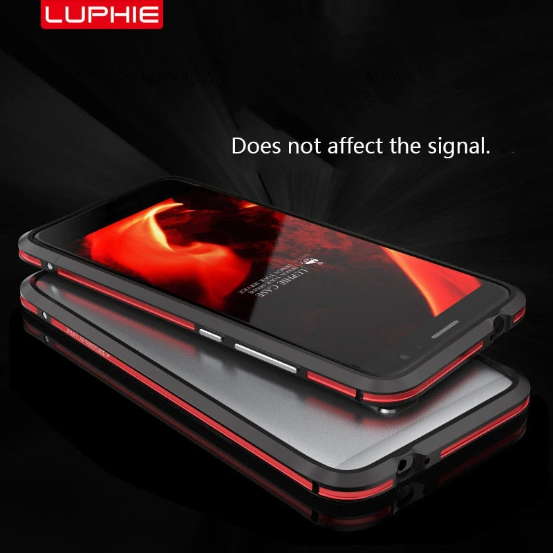 Бренд LUPHIE защитный чехол класса люкс для Huawei Nova plus алюминиевая металлическая