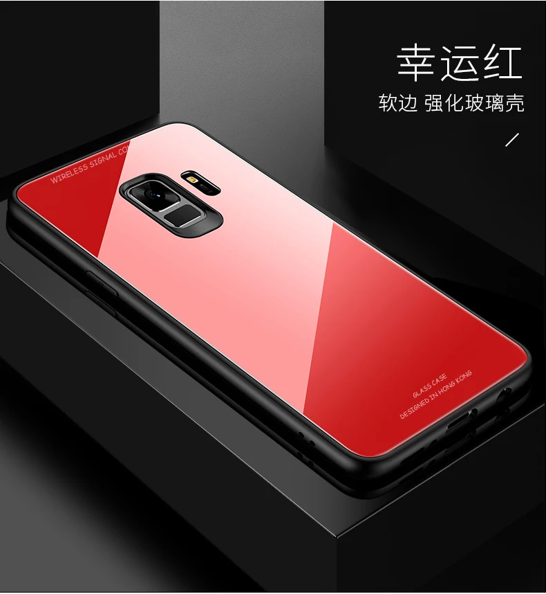 Чехол для Samsung Galaxy Note 10 8 9 S20 S10 S9 S8 Plus s7 Edge стеклянный чехол A50 A70 A40 A30 A20 A10 A6 A8 Lite