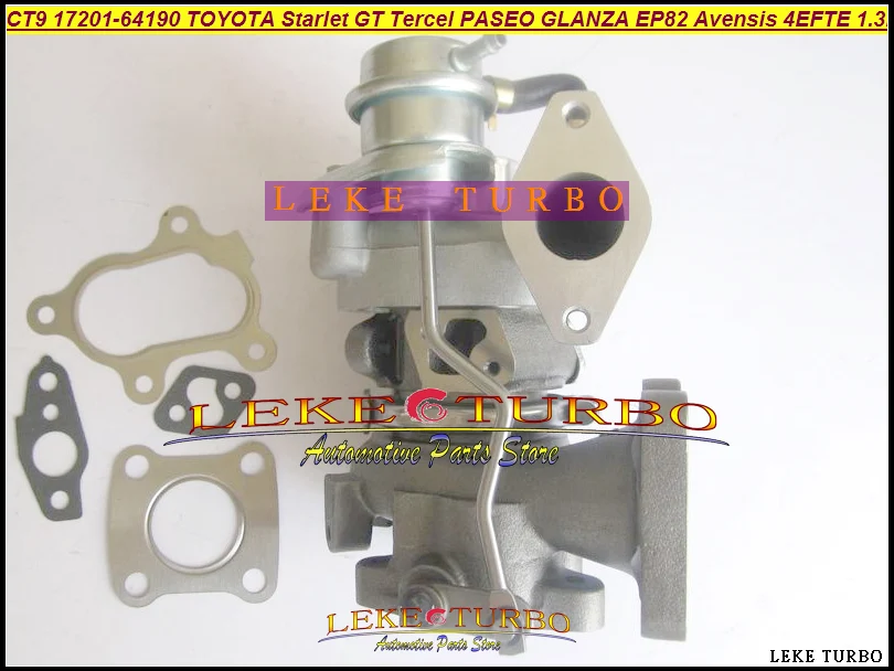 Турбокомпрессор CT9 17201 64190 для TOYOTA PASEO TERCEL glanzia Avensis Starlet GT EP82 EP85 EP91 1997 4EFE 4EFTE 4E FTE