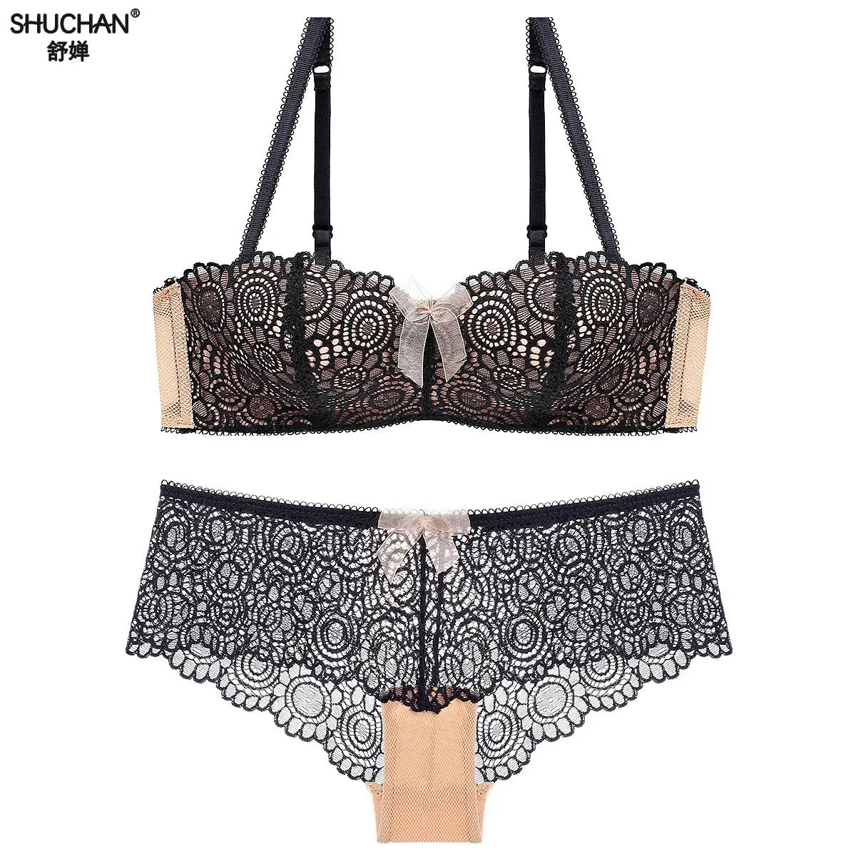 Комплект женского нижнего белья с чашками пуш ап 14055|bra and panty set|bra pantybra underwear |