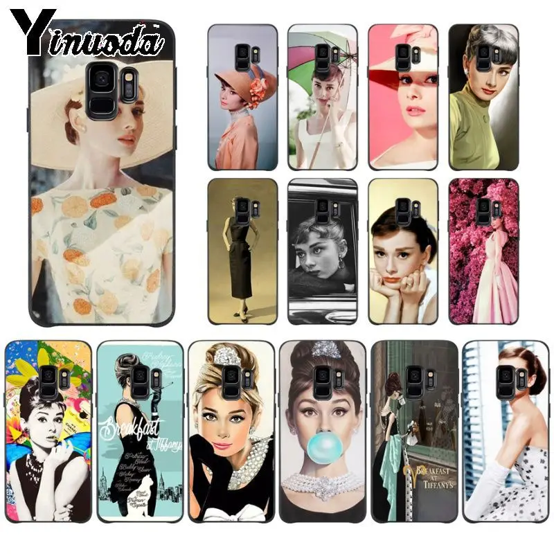Yinuoda Одри Хепберн ТПУ Мягкий силиконовый чехол для телефона samsung Galaxy s7 S10plus s9 s8 plus
