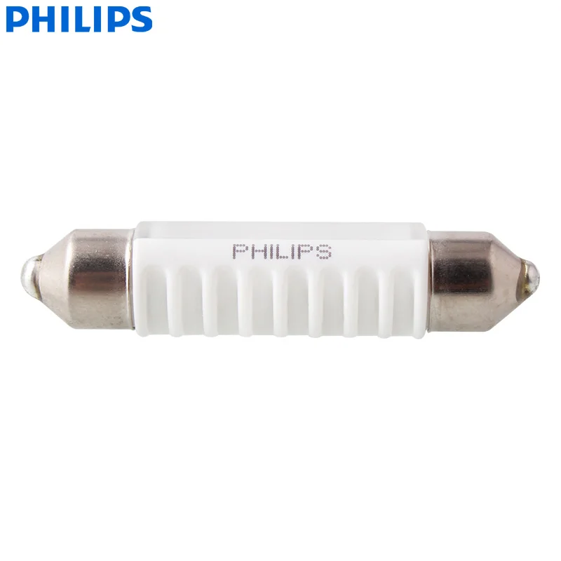 Philips Ultinon светодиодный Fest 43mm 12V 11864ULWX1 Festoon 6000K холодный белый светодиодный светильник поворотника для внутреннего освещения номерного знака(один