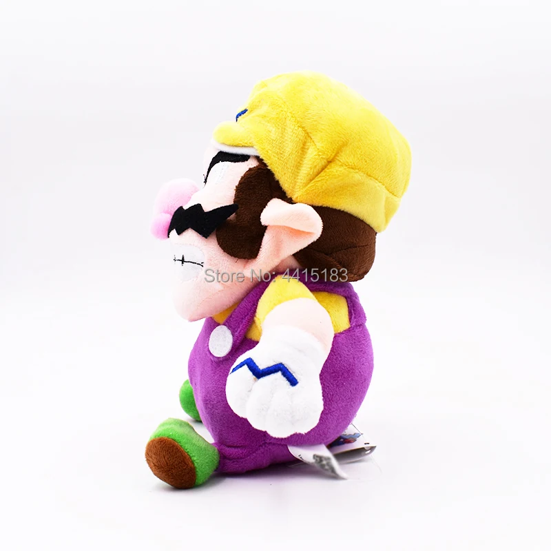 2 стиля аниме Super Mario Bros Waluigi Wario Peluche Кукла Плюшевая мягкая детская игрушка отличный рождественский подарок для детей