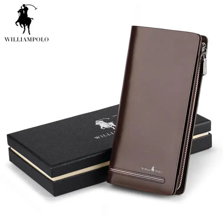 Williampolo Женские Кошельки Бизнес Пояса из натуральной кожи Для мужчин кошелек