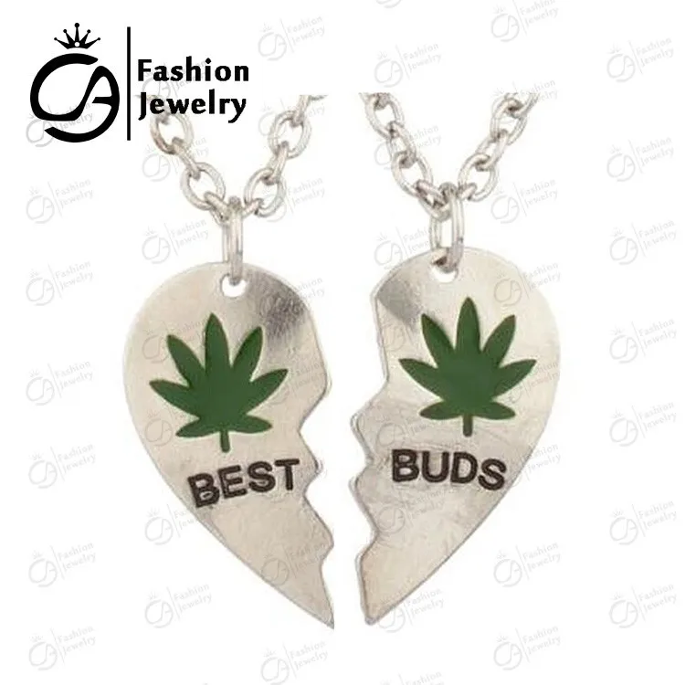 Модные ювелирные изделия лучшие бутоны BFF друзья сердце навсегда колье с узором в