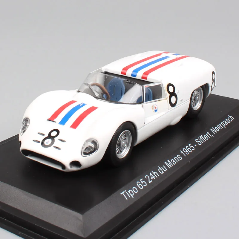 1:43 весы мини Tipo 65 24 часа в сутки Мана 1965 № 8 Siffert neerpasch СуперКары Спортивные Гонки литья под давлением моделирование легковых автомобилей игрушки для детей