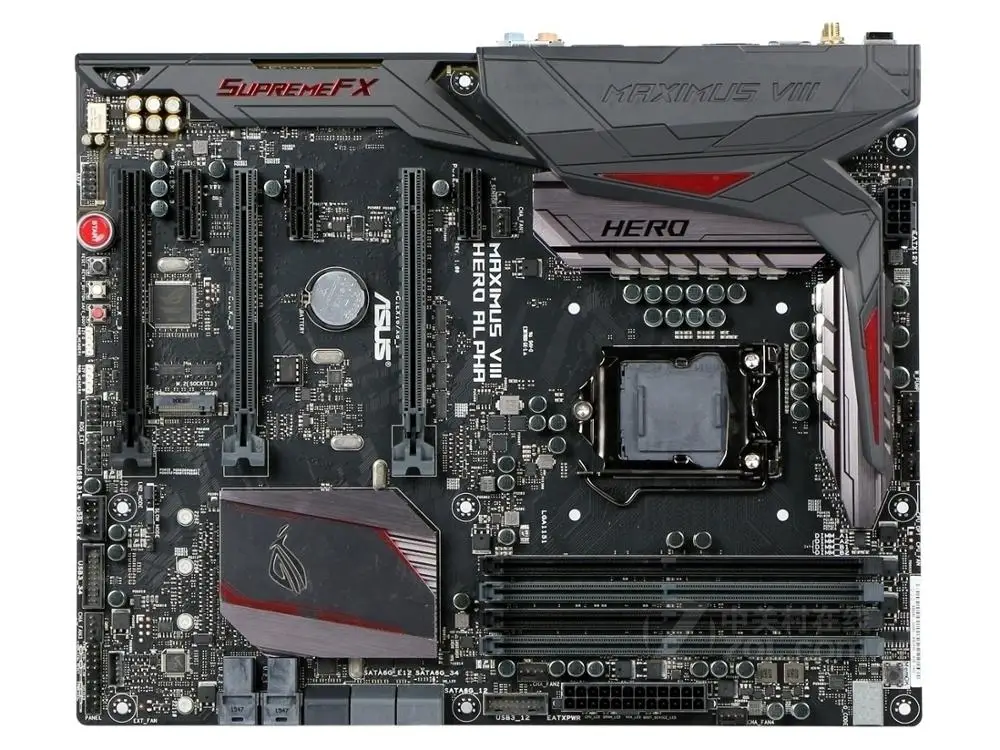 Оригинальная материнская плата для ASUS ROG MAXIMUS VIII HERO ALPHA LGA 1151 DDR4 USB2.0 USB3.0 64 ГБ