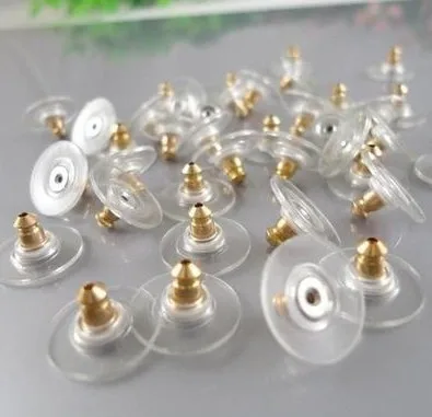 

wholesale plastic & metal earring back/ earring plug/ earring stopper