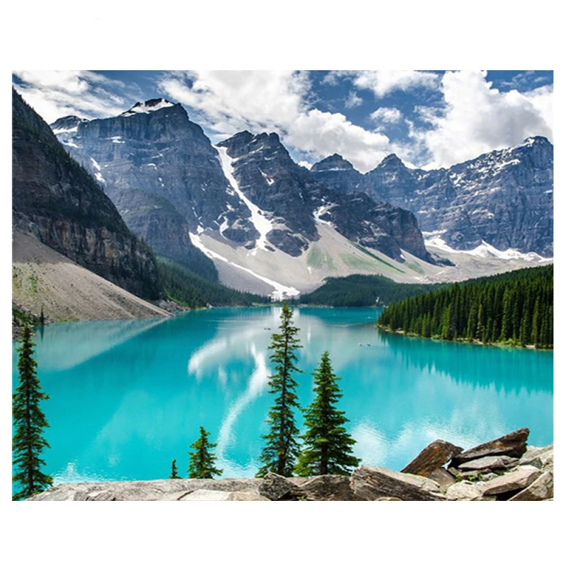 

Diamond Embroidery Landscape Full diamond Mosaic Rhinestone Picture Home Decoration Diamond Painting Natural Scenery