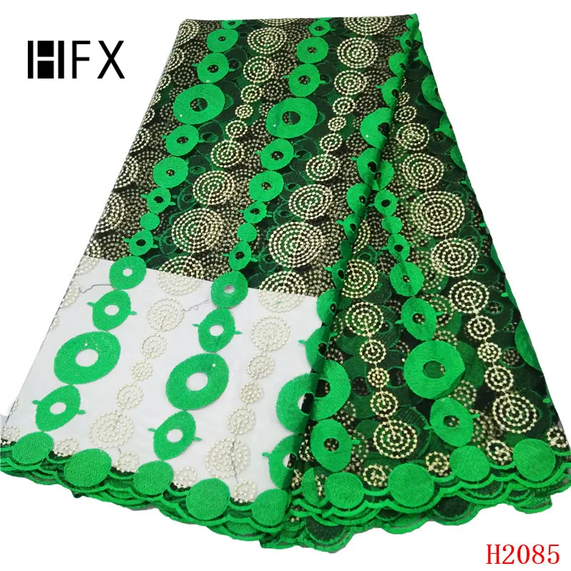 HFX кружевная ткань в нигерийском стиле 2019 Высококачественная африканская