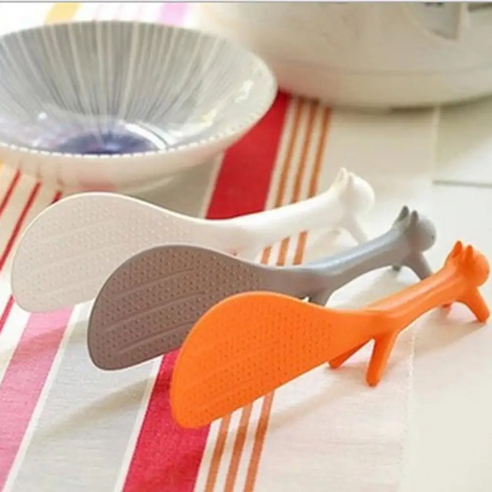 

Utility Creative Kitchen Squirrel No Sticky Table Rice Spoon Paddle Scoop Ladle Economic Cooking Tools Kitchen Accessories