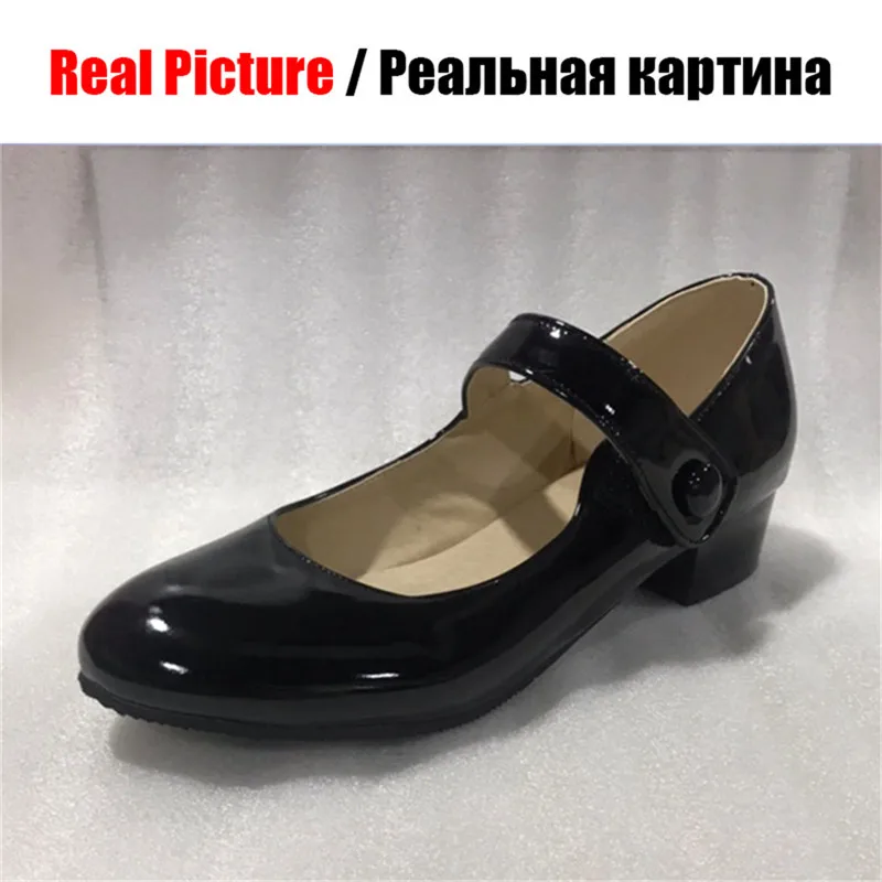KARINLUNA/фирменный дизайн Туфли Мэри Джейн на низком квадратном каблуке размера