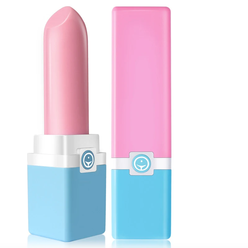 Мощный мини G Spot губная помада Вибратор вибрационный Usb зарядка Мода Женская