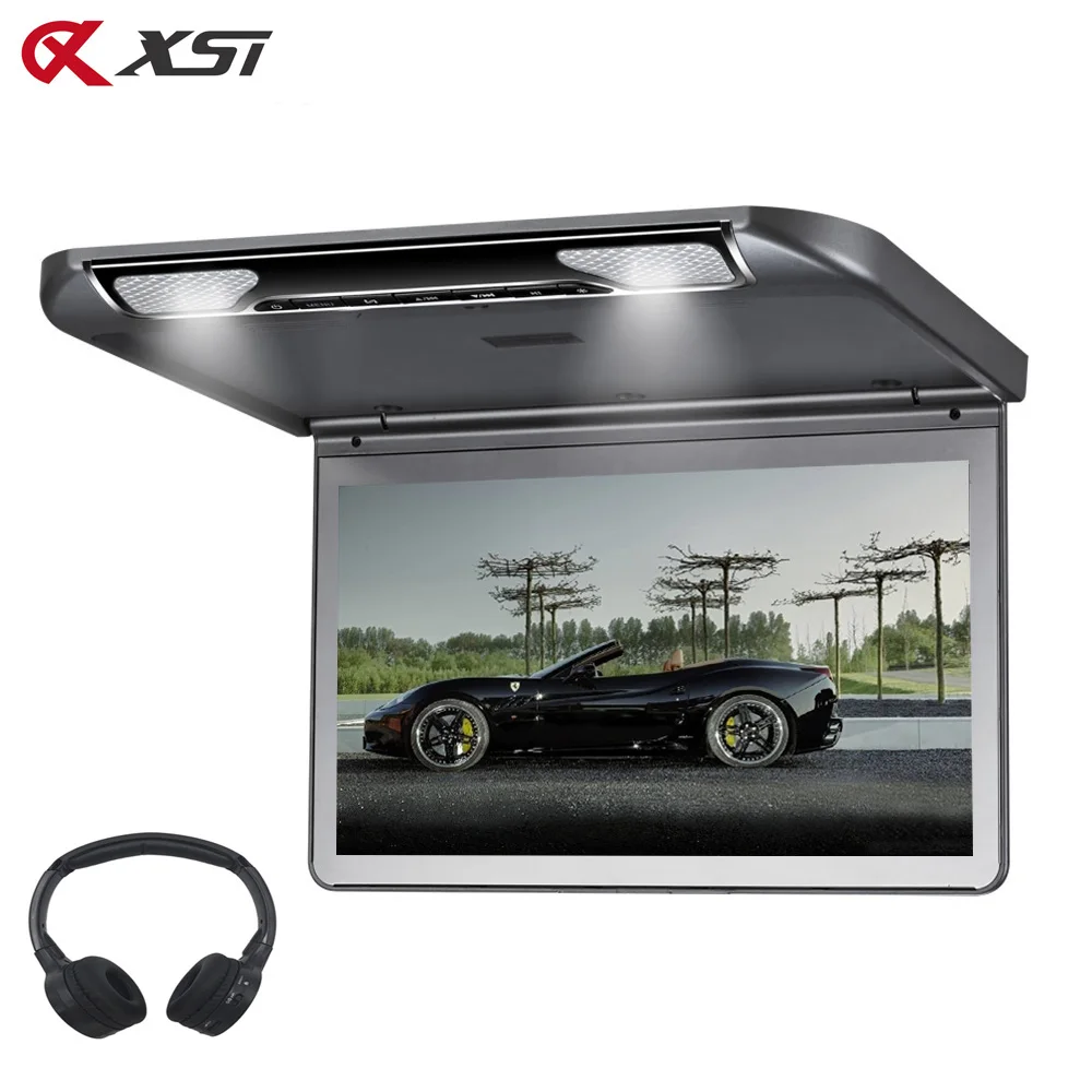 Флип монитор XST 13 3 с креплением на крышу Полноразмерным экраном 1920x1080 MP5 плеером