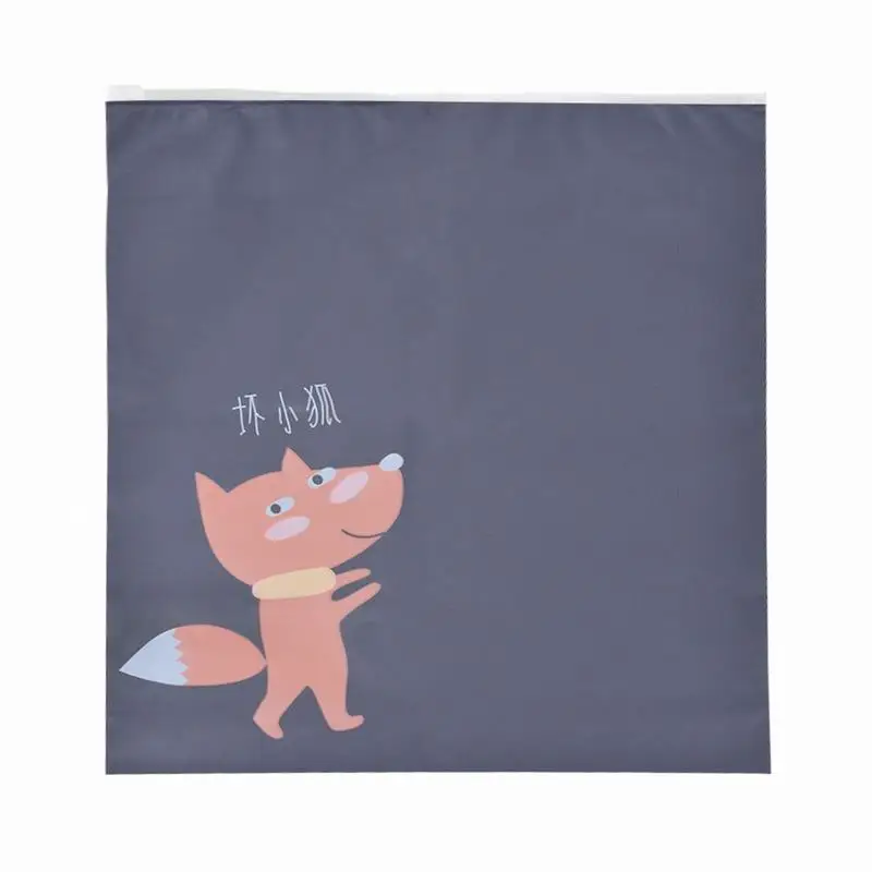 Fox 21x24cm Hoomall 1 шт. дорожный футляр Портативный сумка для хранения водонепроницаемая обувь Костюмы сумки комплект нижнего белья обувь сортировки сумка Прямая - Цвет: Fox 21x24cm