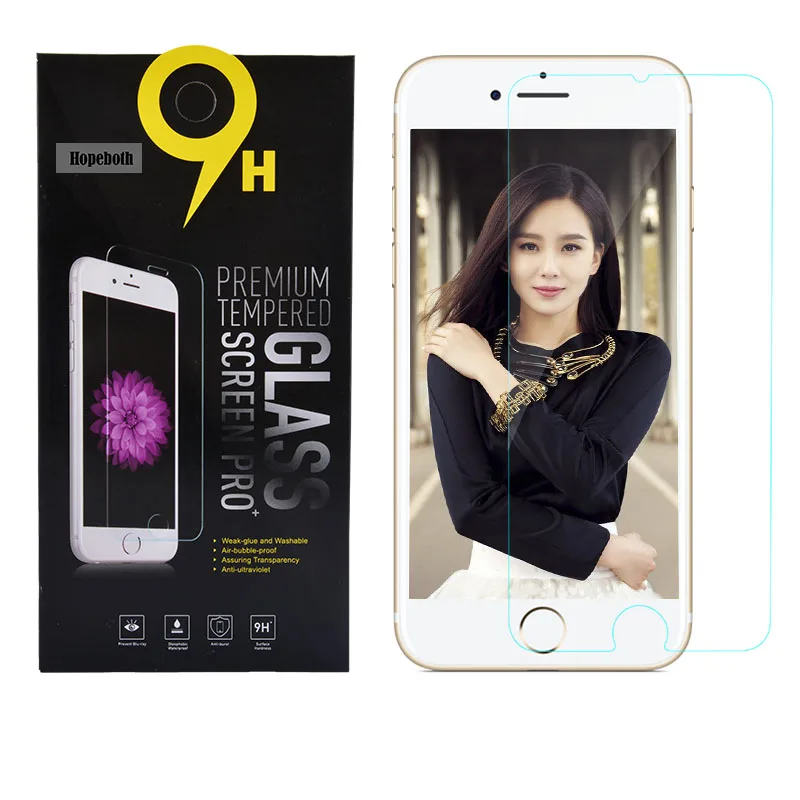 200 шт./лот защитное закаленное стекло для iphone 6 7 5 s se 6s 8 plus XS max XR x защита экрана в