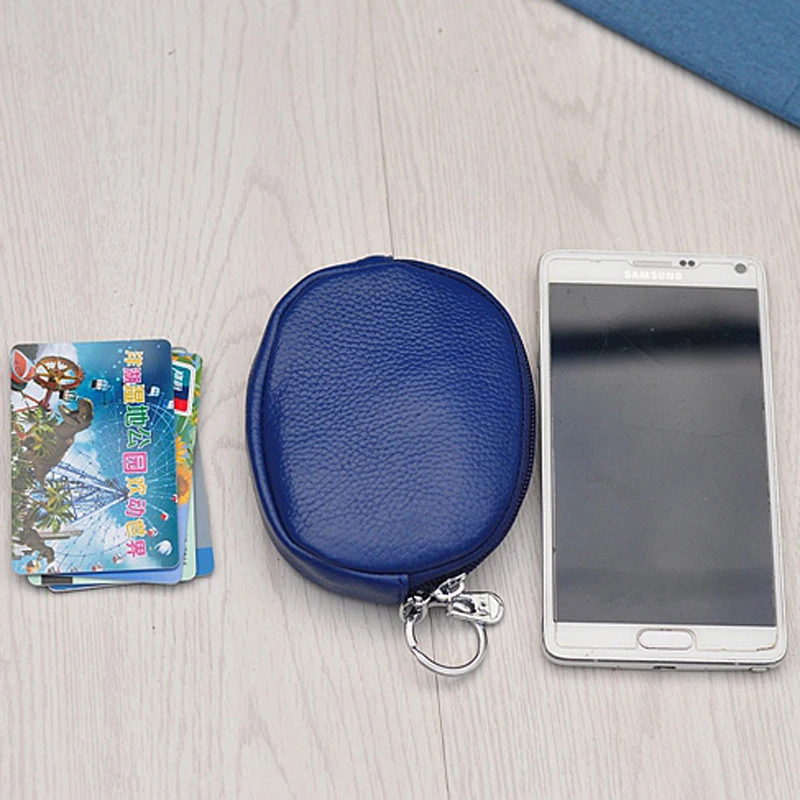 Модный кошелек для монет из коровьей кожи Женская мини-сумка карамельных цветов