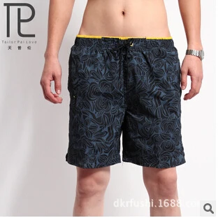 

New Summer Men's Shorts Male Red Printing Quick-dry Fifth Shorts Men basket homme Short Loose Beach Short Men Board Short#A3
