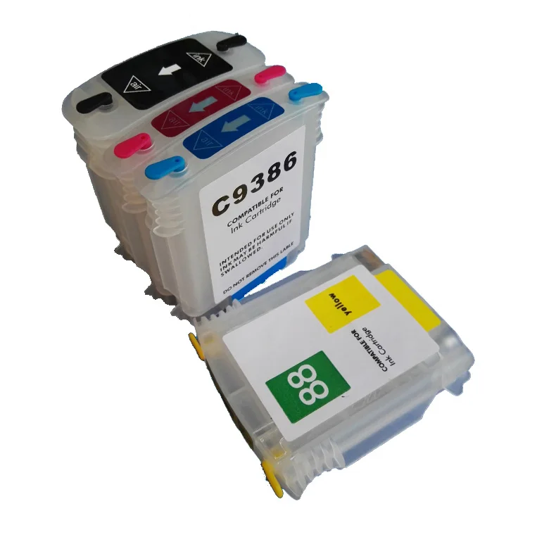 Vilaxh для hp 88 Emtpy многоразовые картриджи для hp Officejet Pro K5300/K5400/K8600/L7380/L7500/L7580/L7590/L7680/L7780/K550