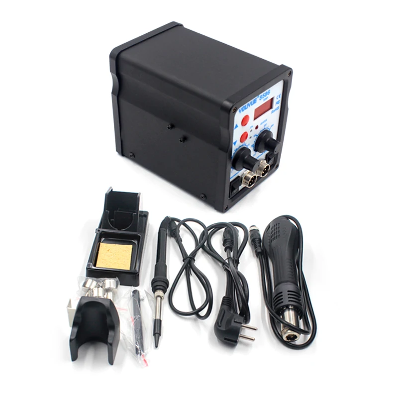 YOUYUE 8586 паяльник паяльная станция 110 В 220 В 700 Вт паяльная станция BGA Электрический паяльник паяльная станция с горячим воздухом