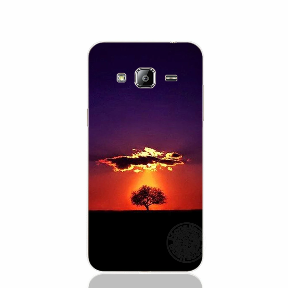 HAMEINUO чехол для телефона с изображением восхода и заката Samsung Galaxy J1 J2 J3 J5 J7 MINI ACE 2016