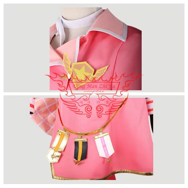 Горячая Распродажа! Костюм для косплея Love live Sky пробуждающий розовый топ Minami