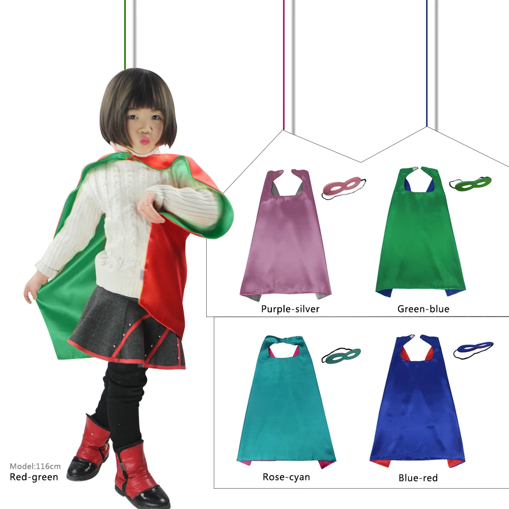 5 упаковок специальные детские накидки и маски супергероя для девочек подарок