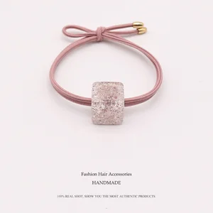 Женская нейлоновая резинка для волос с кристаллами