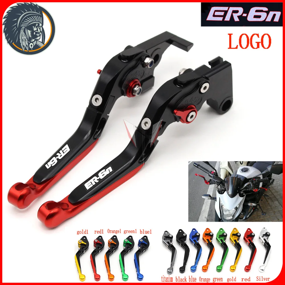 1-Pair Motorcycle Adjustable Foldable Extendable Motorbike Brakes Clutch CNC Levers Kawasaki For KAWASAKI ER6N ER-6N 2009-2013 | Автомобили