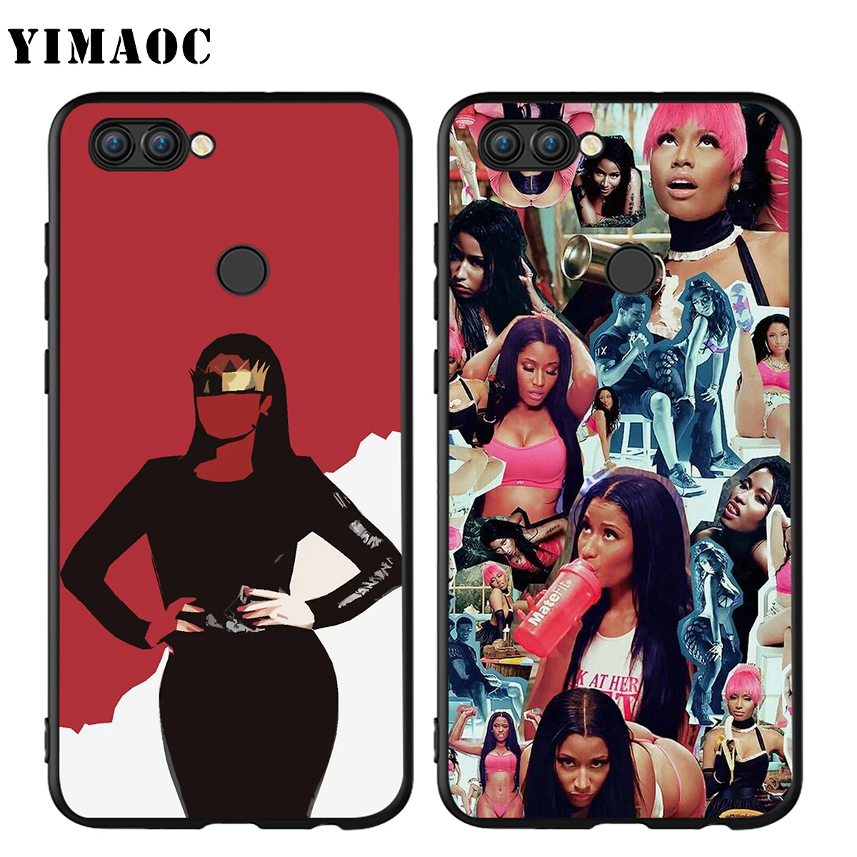 Чехол YIMAOC Nicki Minaj Face Girl Для Huawei Mate 10 P8 P9 P10 P20 P30 P Smart Lite Pro Mini 2017 | Мобильные телефоны и