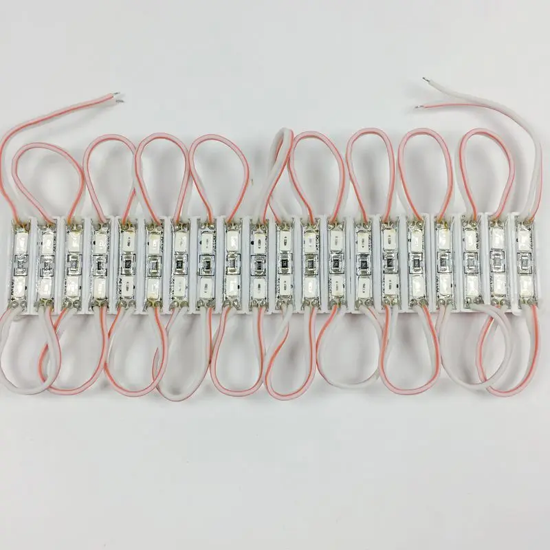 20 шт./лот, холодный белый мини светодиодный модуль 5730 SMD, водонепроницаемый IP66 светильник, светодиодный светильник, задний светильник для мини-вывесок и букв, DC12V