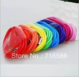 Wholesale 1000pcs New USB Data Sync Charger Cable 1m Lead For iPod iPhone4 iPhone 4sfree shipping |