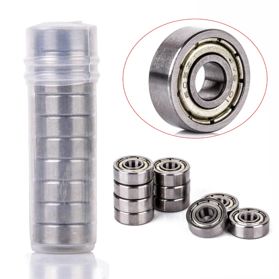

10PCS 605-ZZ Deep Groove Bearing High Quality Metal Shielded Miniature Radial Ball Bearings 5x14x5mm For RC Cars Trucks Mayitr