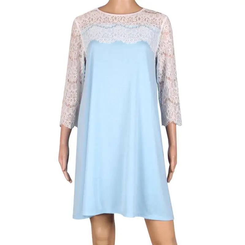 

Women Beach Dress Female Summer Dress Ladies Office Party Lace Dress 2019 Summer Style Women Clothing LJ9354V