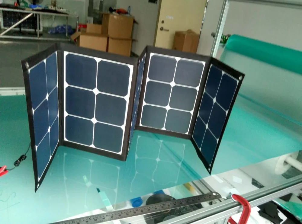 18V 50W 100W Складная солнечная панель зарядное устройство сумка для 12V батарея