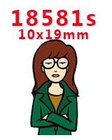 18581s 30 шт мультфильм персонаж плоское украшение из смолы PR 18570s - Цвет: 18581s