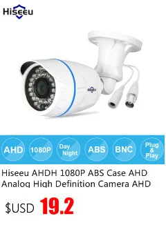 Hiseeu AHDH 1080P семейная Мини купольная камера безопасности аналоговая CCTV камера для помещений ИК Ночное Видение Plug and Play AHCR512