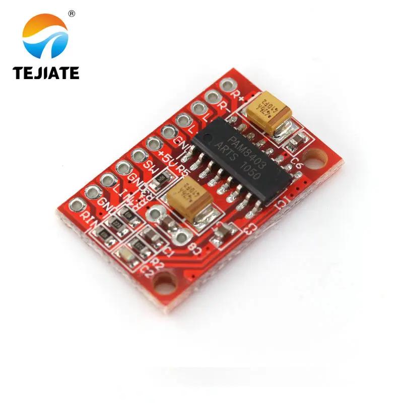 

3W*2 Mini Digital Power Audio Amplifier Board DIY Stereo USB DC 5V Power Supply PAM8403