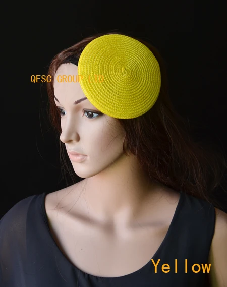 14 см круглая PP Соломенная основа дисковая тарелка Вуалетка для sinamay аксессуары