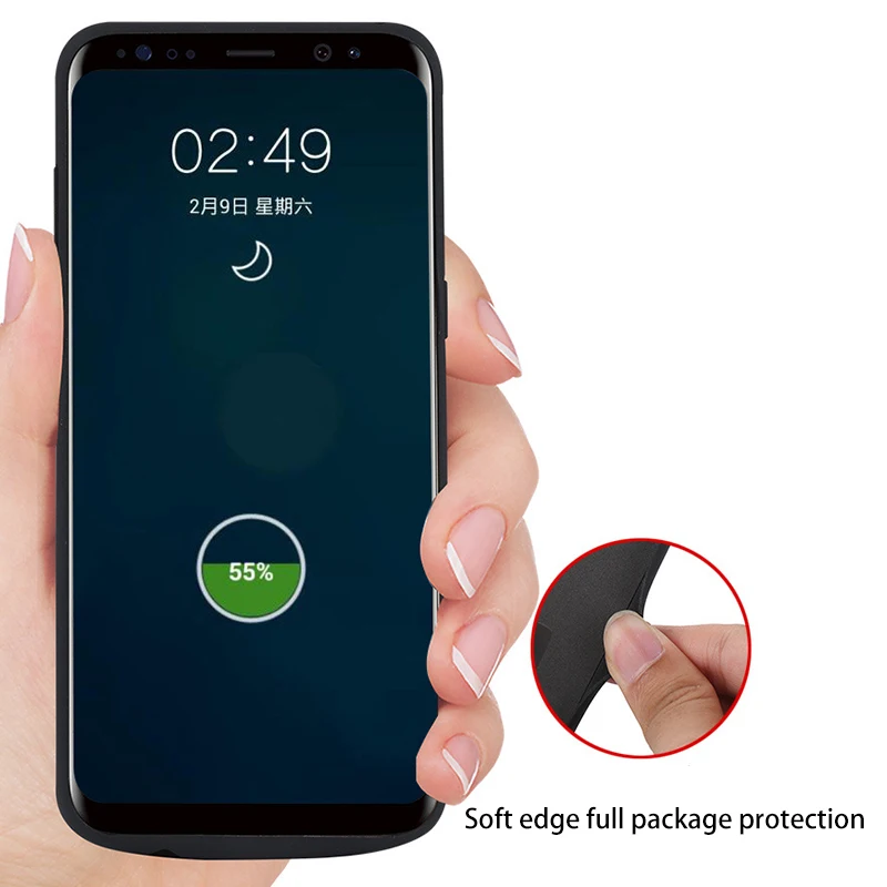 Чехол для батареи powerbank Samsung Galaxy S8/S8 Plus чехол зарядного устройства внешний