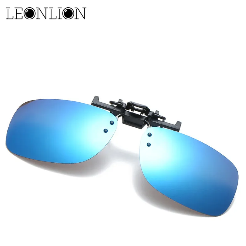 LeonLion 2020 Rectangle Polarized Sunglasses Clip Men Top Brand Designer Sun Glasses Lens Retro Outdoor Driving UV400 | Аксессуары для