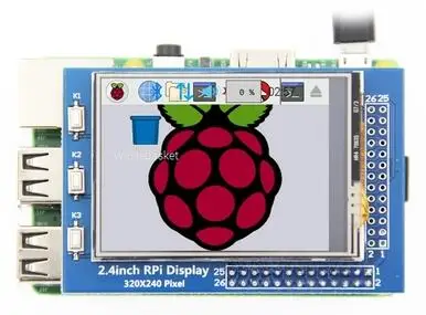 Raspberry Pi 3B + 2 4 дюйма 26P SPI TFT ЖК-экран с адаптерной платой ILI9341 Drive IC 320 (RGB) * 240 (без платы