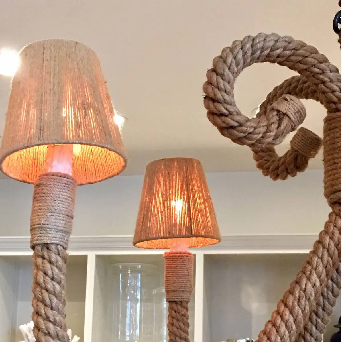 

KIWARM 40mm 3-40m Jute Ropes Twine Rope Natural Hemp Linen Cord Interior Home Art Decor